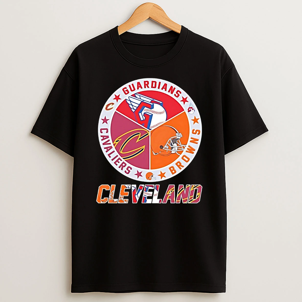 Sports In Cleveland Guardians Browns And Cavaliers T Shirt