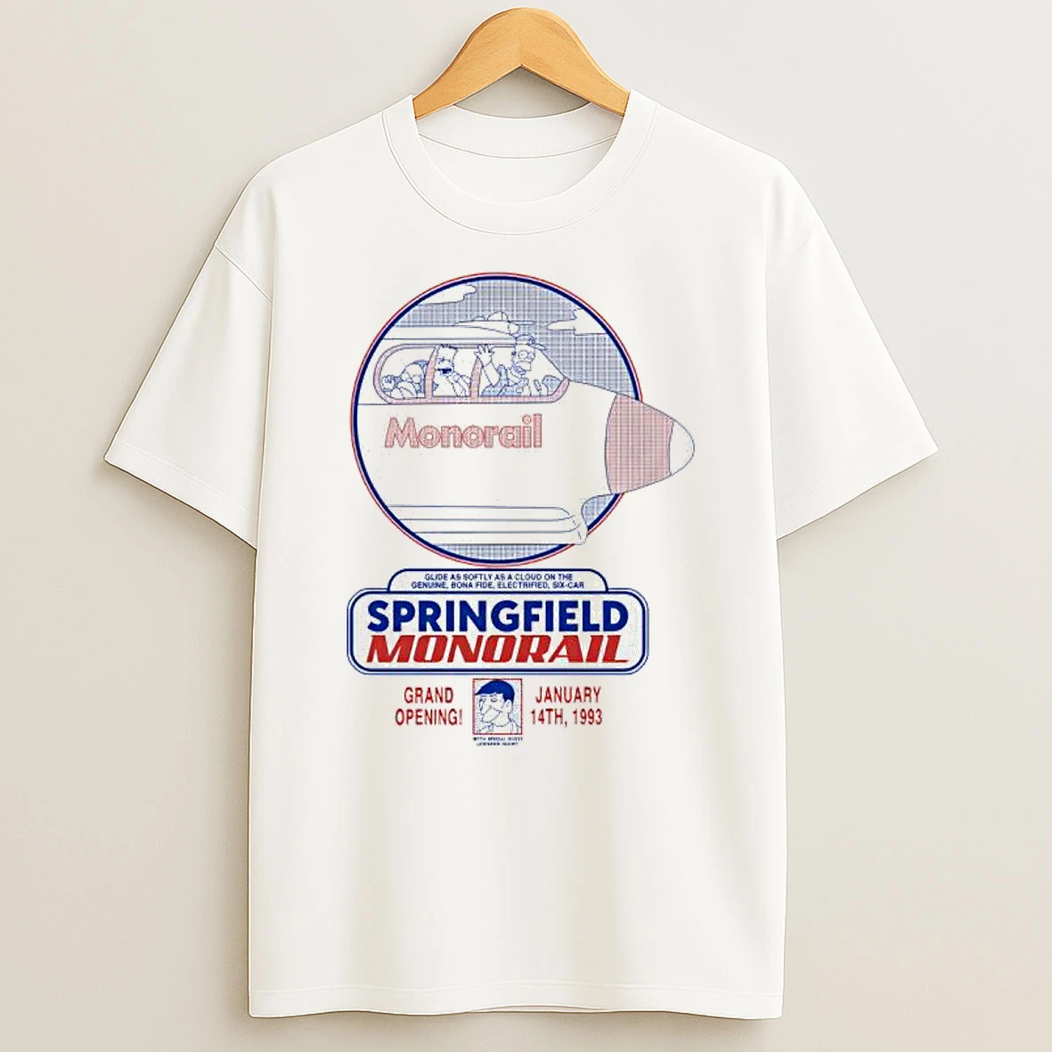 Springfield Monorail Grand Poening T Shirt