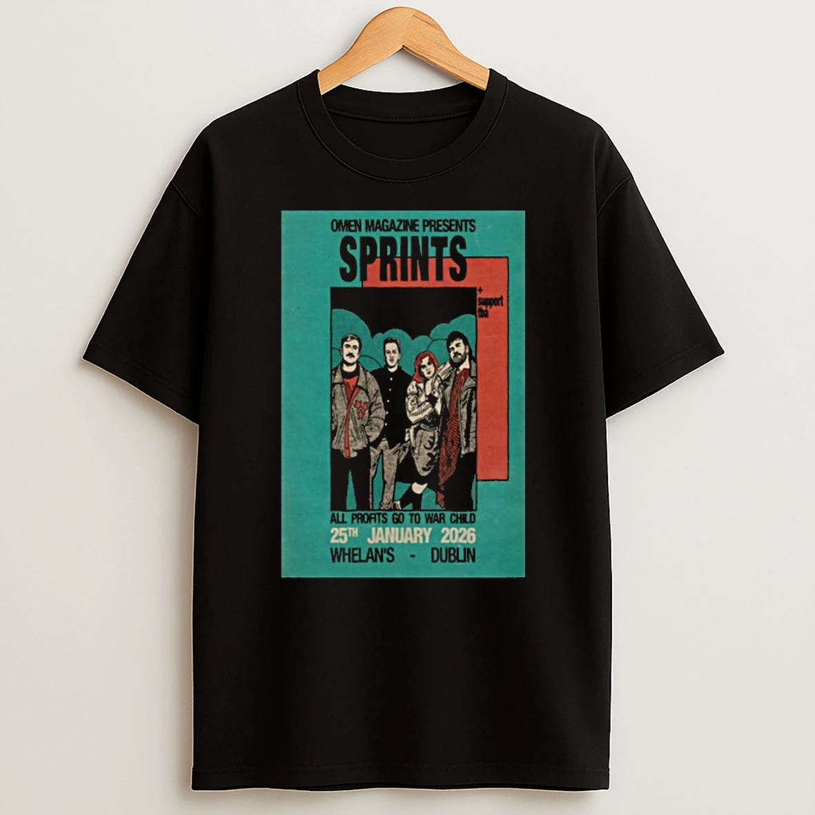 Sprints 1 25 2026 Whelans In Dublin Ireland T Shirt