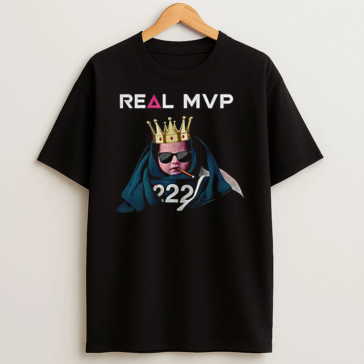 Squid K Drama Real Mvp Player 222 Baby Meme T Shirt