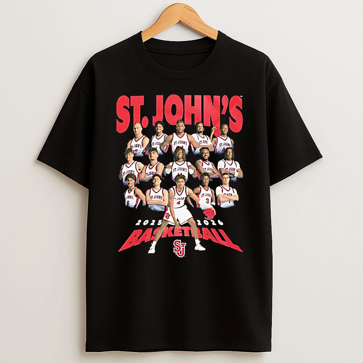 St Johns Red Storm Mens Basketball Team 2026 T Shirt