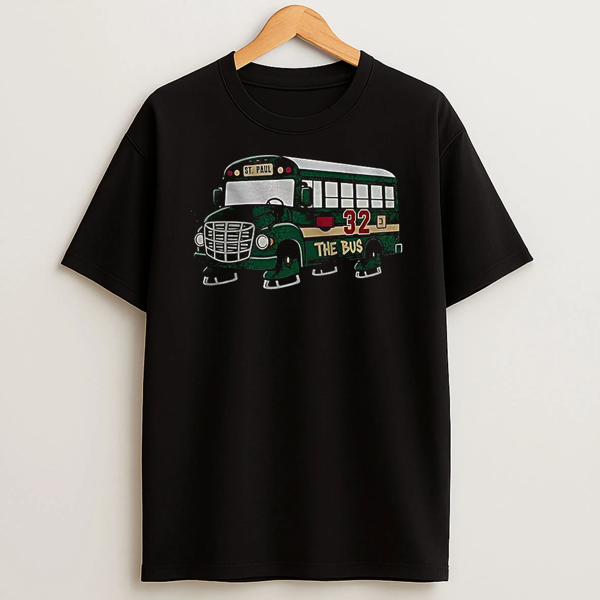 St Paul Gus Bus 32 Minnesota Wild Nhl T Shirt