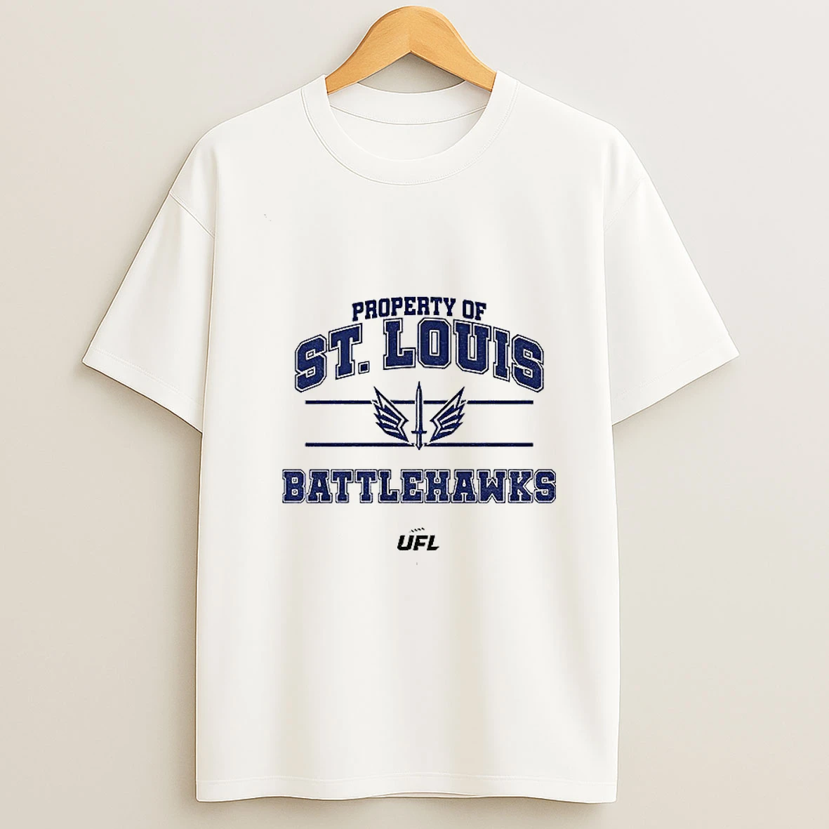 St Louis Battlehawks Ufl Property Of St Louis Battlehawks T Shirt