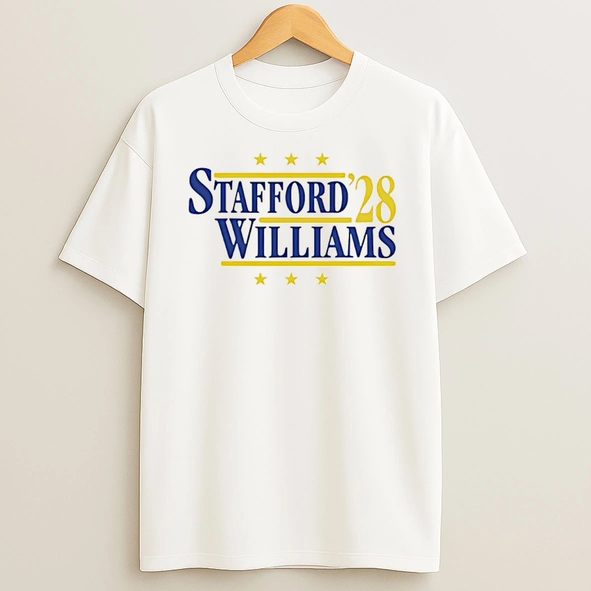 Stafford And Williams 28 Los Angeles Football T Shirt