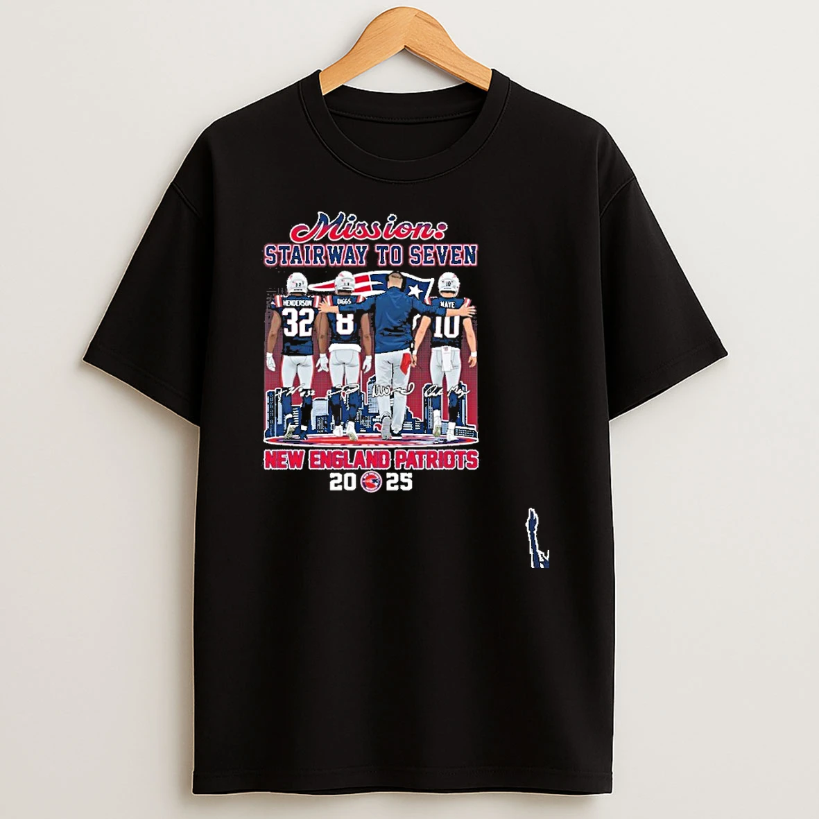 Stairway To Seven Ne Patriots 2025 2025 Afc East Champions T Shirt