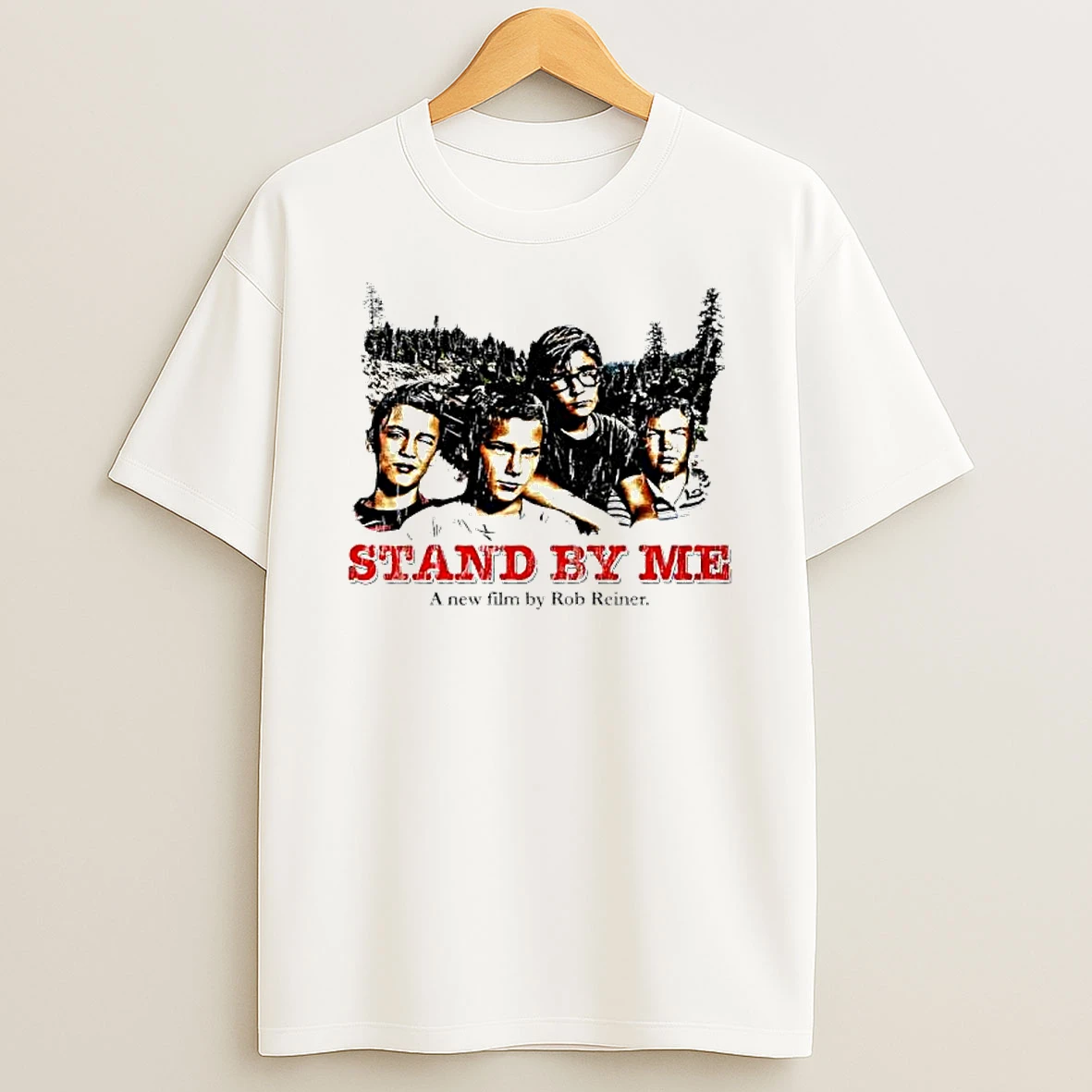 Stand By Me A New Film By Rob Reiner 1986 Film T Shirt