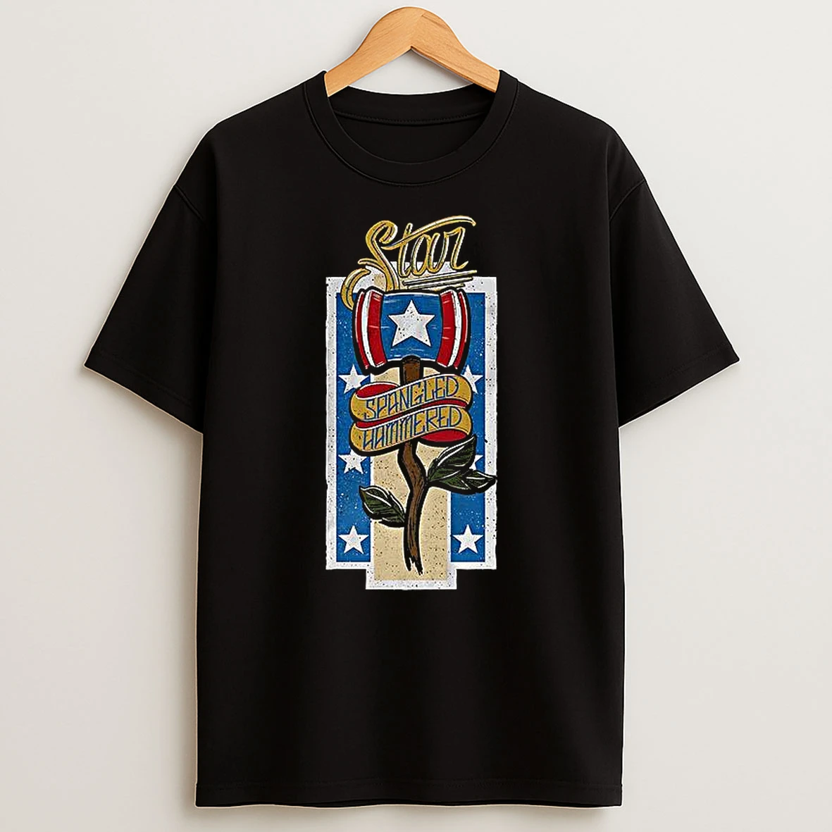 Star Spangled Hammered T Shirt