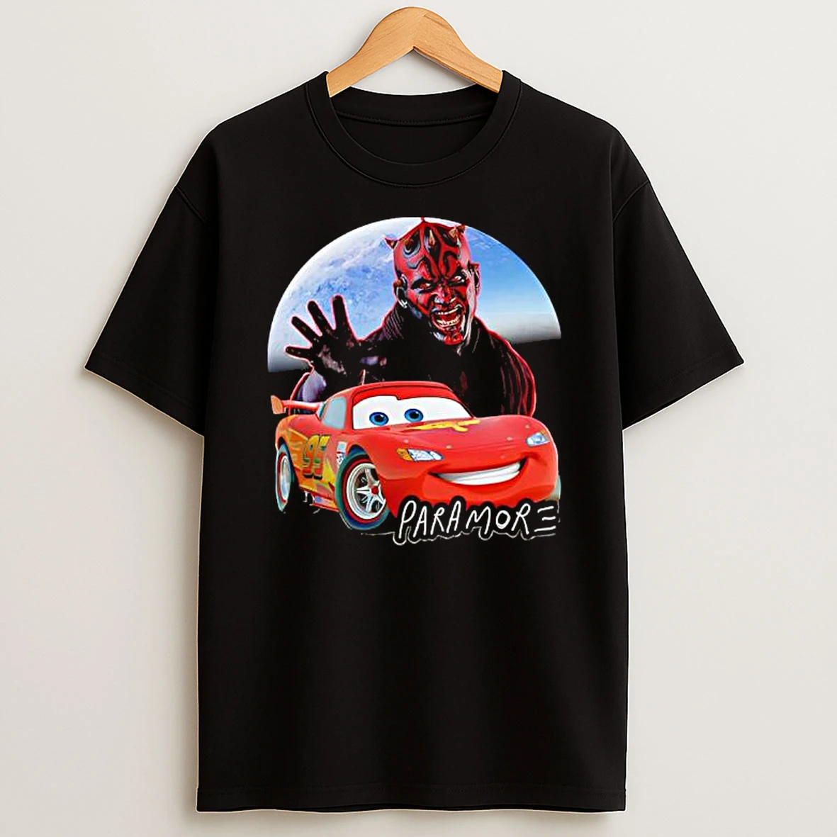 Star Wars Darth Maul Lightning Mcqueen Paramore T Shirt