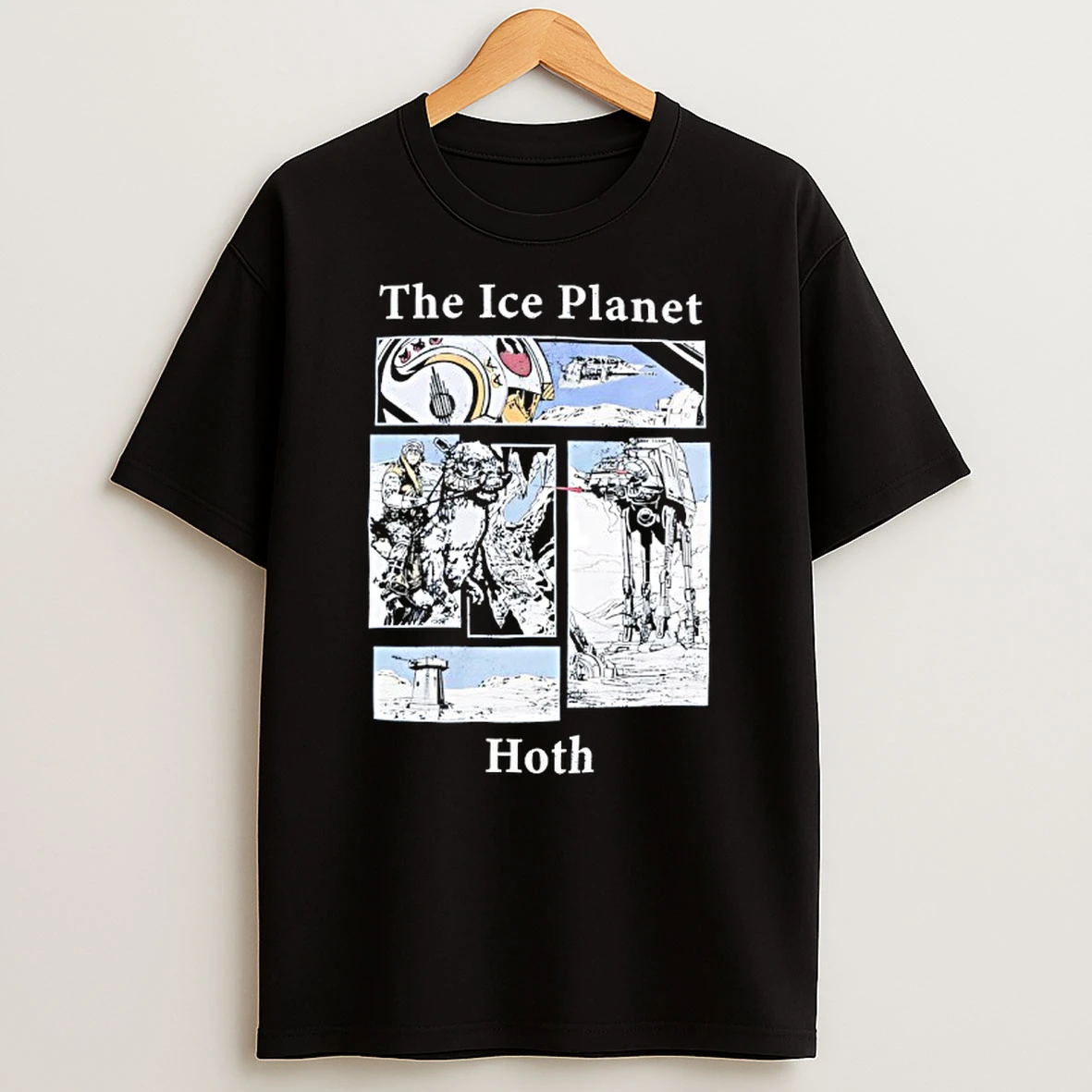 Star Wars Hoth Story Panel T Shirt