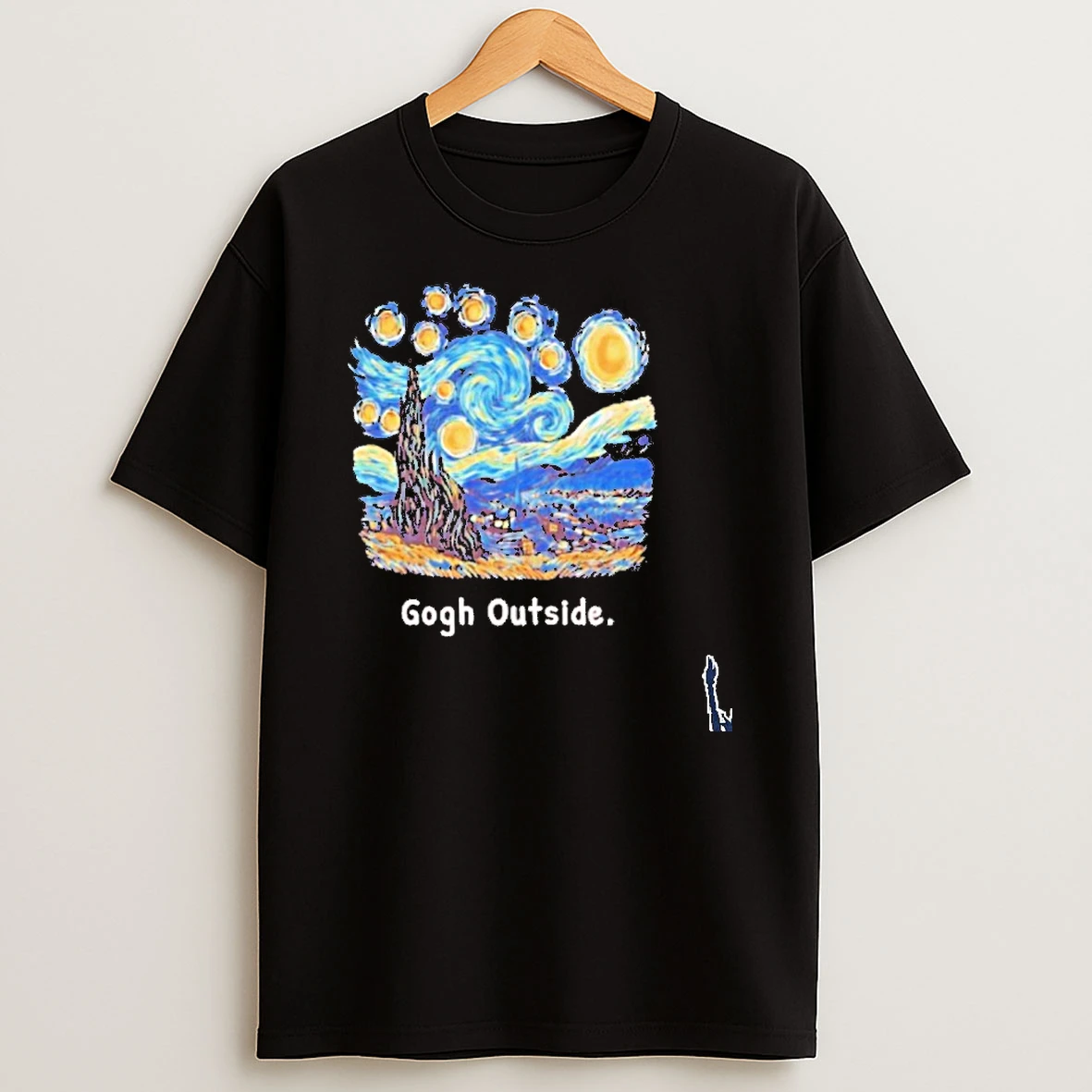 Starry Nights Gogh Outside T Shirt