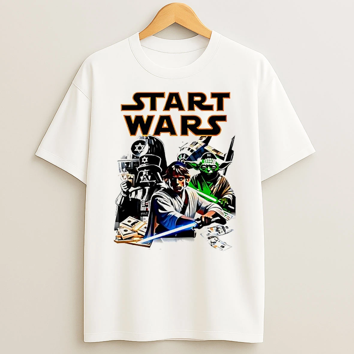 Start Wars Characters Jews Graphic T Shirt
