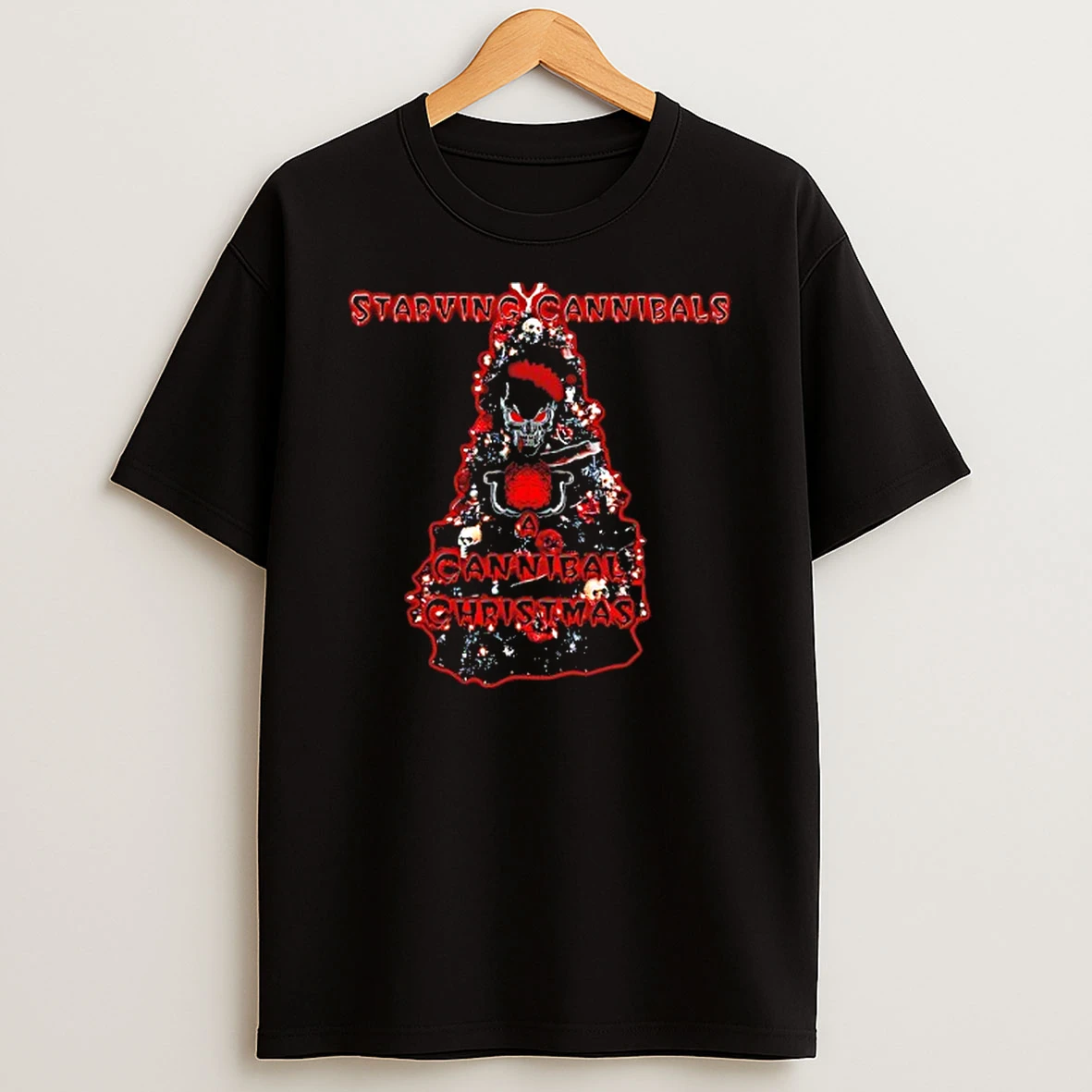 Starving Cannibals Cannibal Christmas Timothy Theory T Shirt