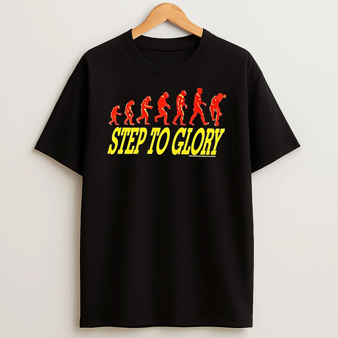 Step To Glory Retro Evolution Graphic T Shirt