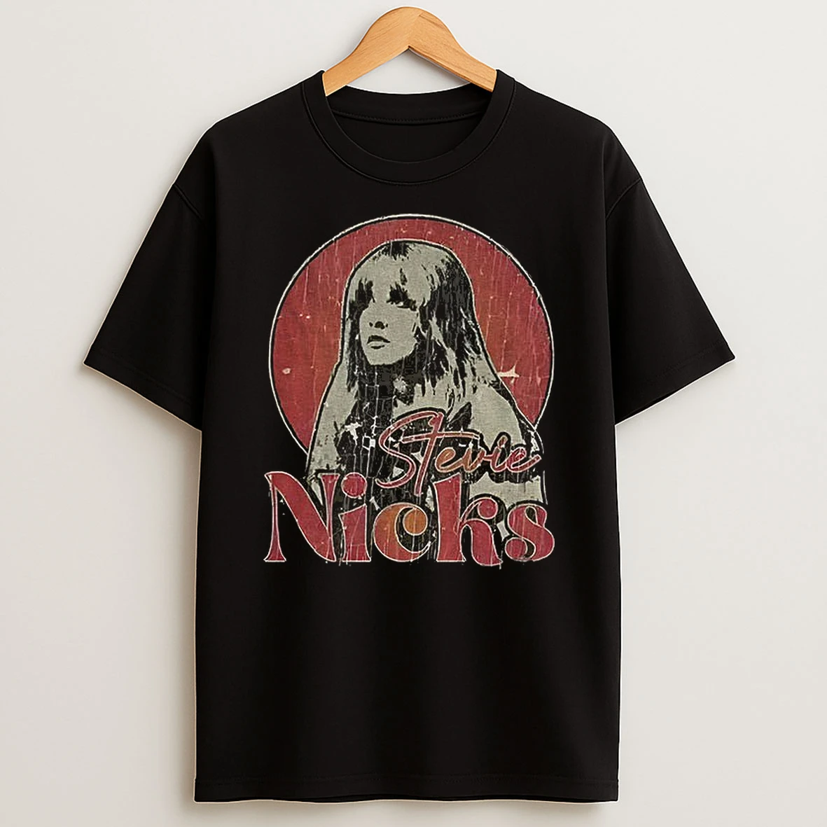 Stevie Nicks Retro Rock Concert Graphic T Shirt