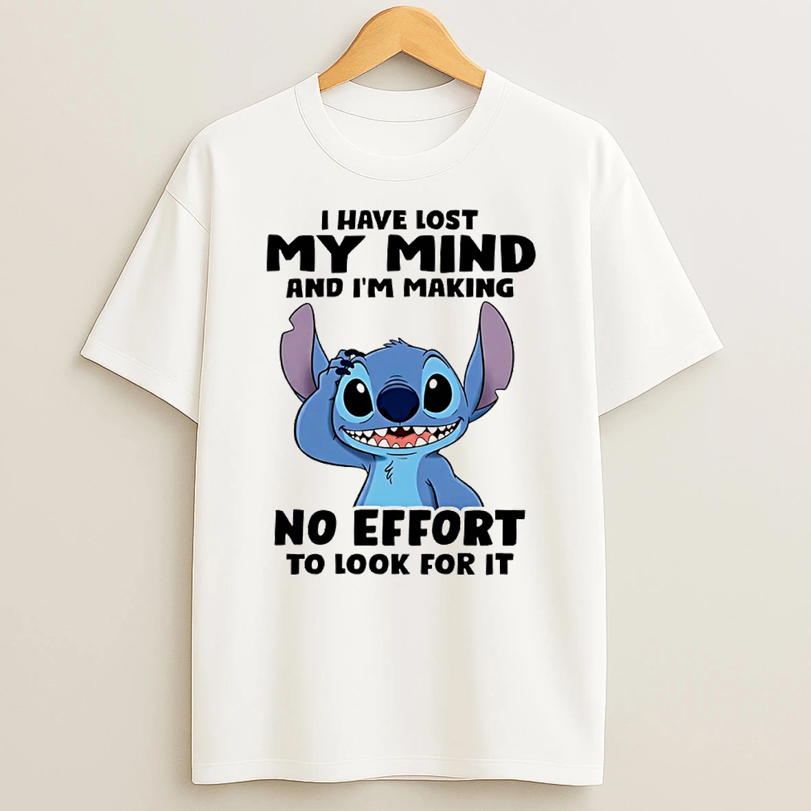 Stitch I Have Lost My Mind And Im Making No Effort To Look For It Circle T Shirt