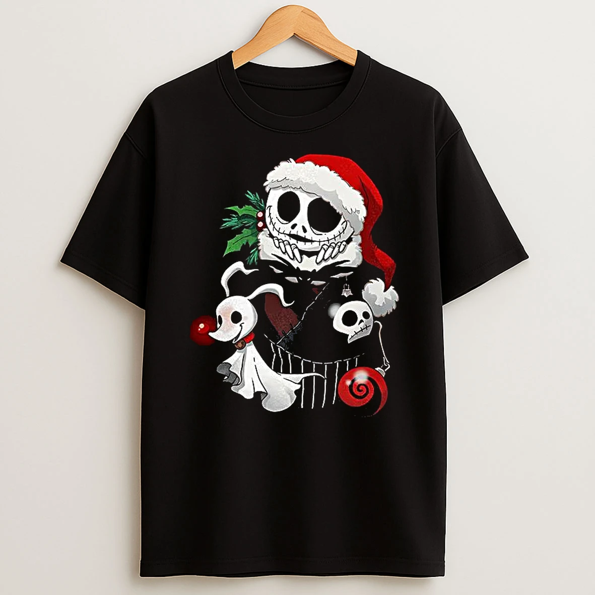 Stocking Stuffer Jack Skellington And Zero The Nightmare Before Christmas T Shirt