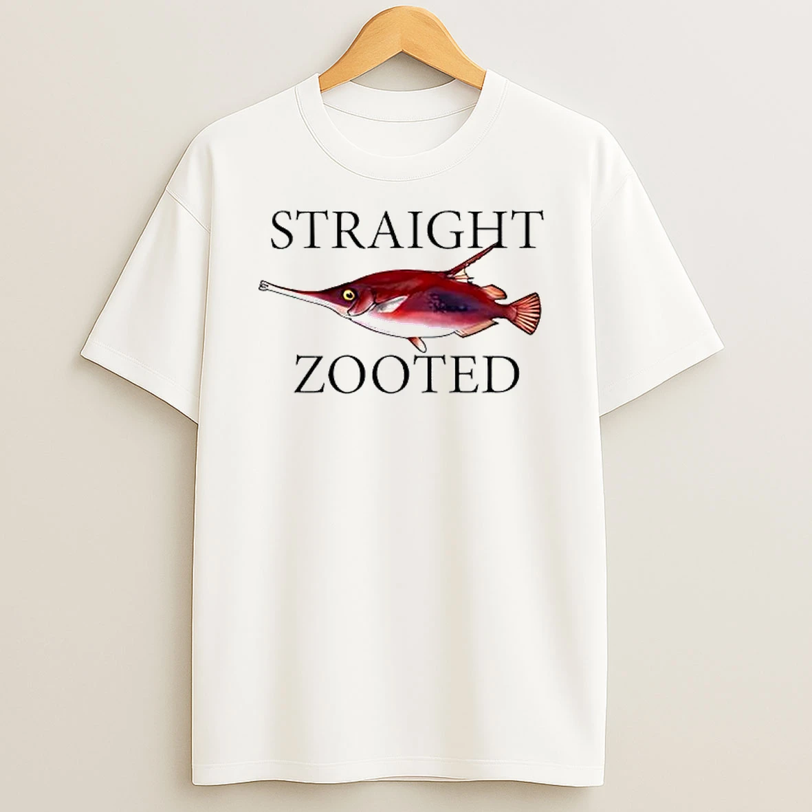 Straight Zooted Longspine Snipefish Graphic T Shirt