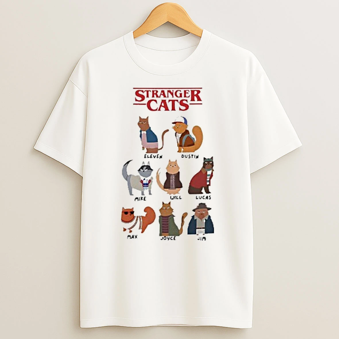 Stranger Cats Stranger Things T Shirt