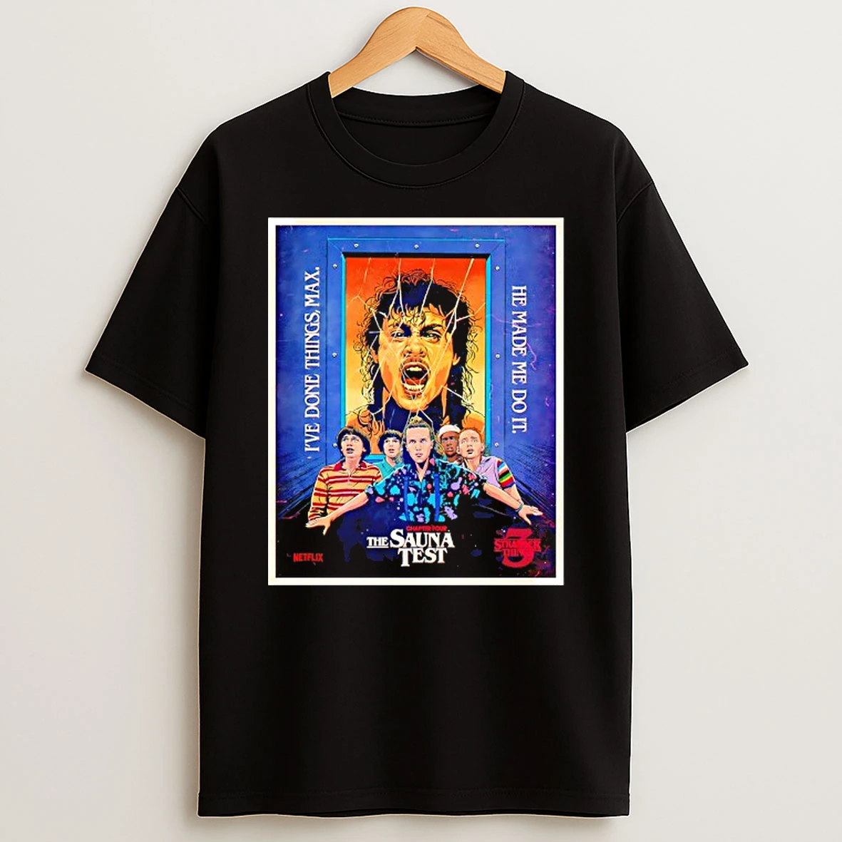 Stranger Things 3 The Sauna Test T Shirt