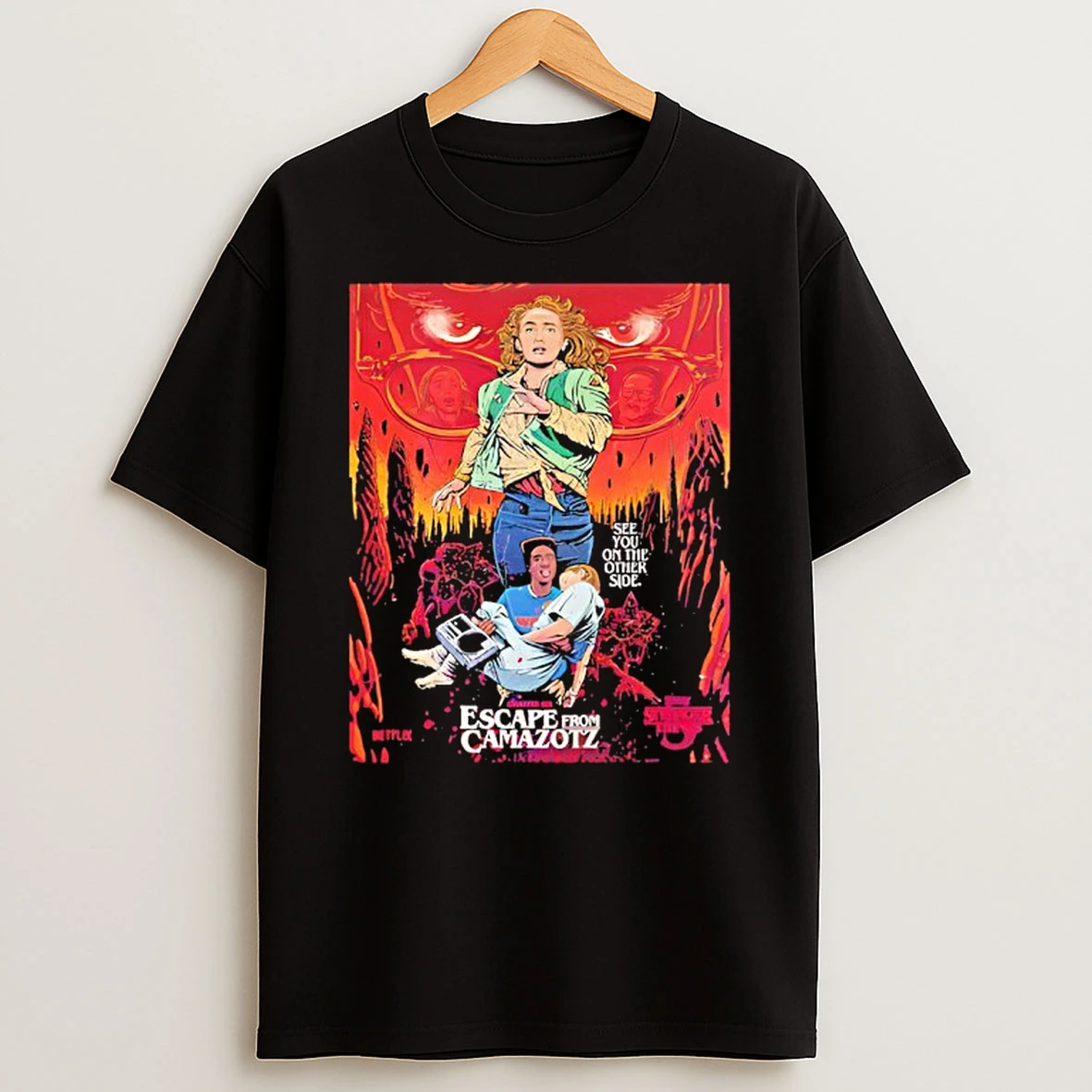 Stranger Things 5 Chapter 6 Escape From Camazotz By Butcher Billy T Shirt