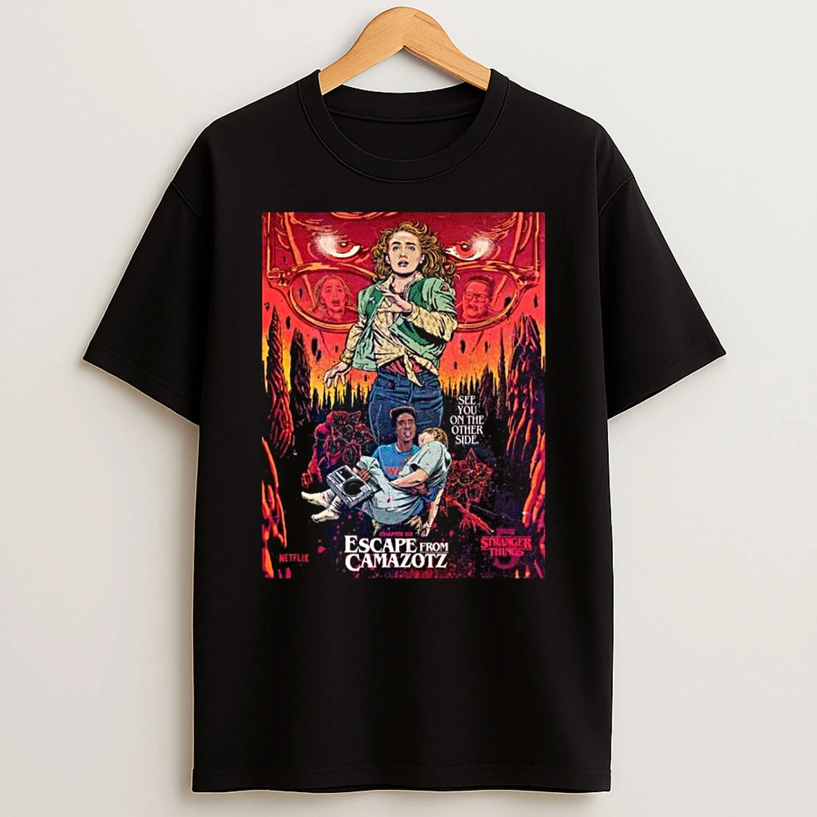 Stranger Things 5 Chapter 6 Escape From Camazotz Collab Billy Butcher T Shirt
