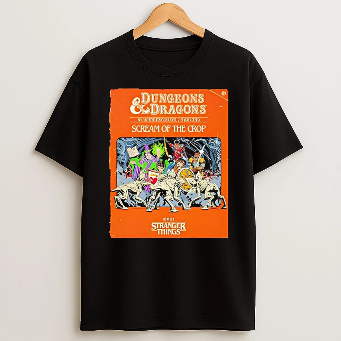 Stranger Things 5 Dungeons And Dragons Art An Adventure For Level 2 T Shirt