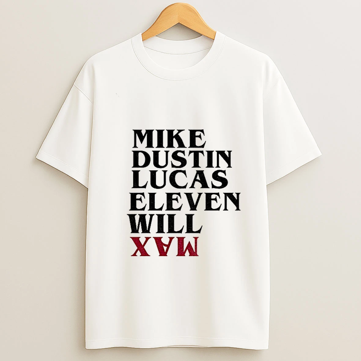 Stranger Things 5 Mike Dustin Lucas Eleven Will Max T Shirt