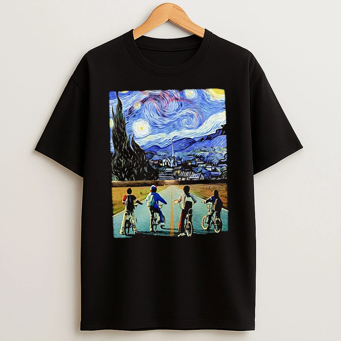 Stranger Things 5 Starry Night T Shirt