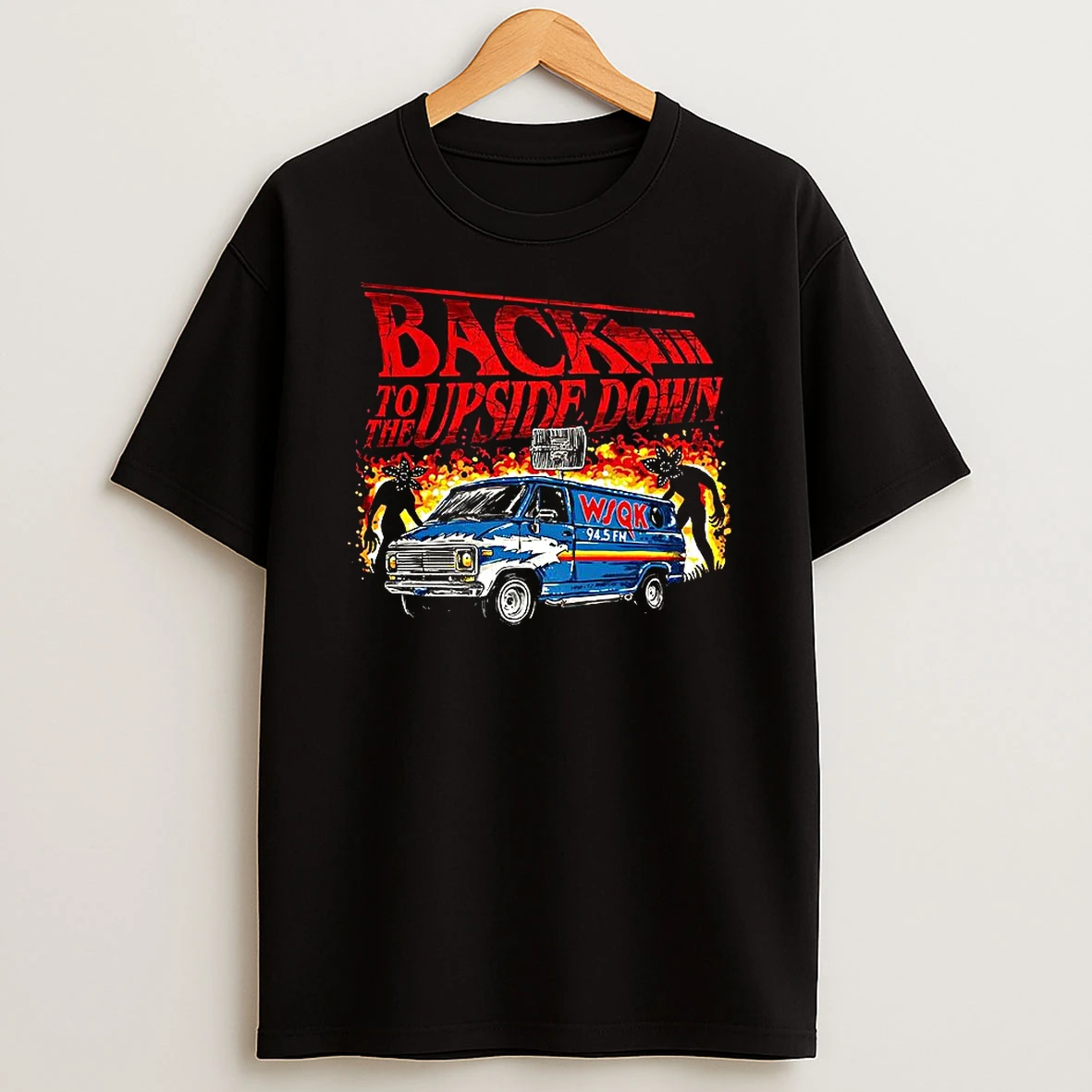 Stranger Things Back To The Upside Down Hawkins Power And Light T Shirt