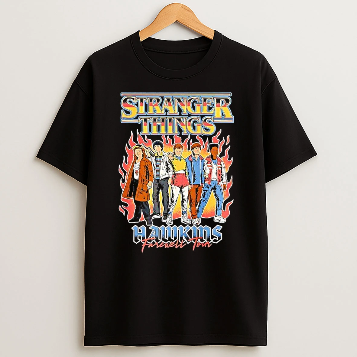 Stranger Things Hawkins Farewell Tour T Shirt