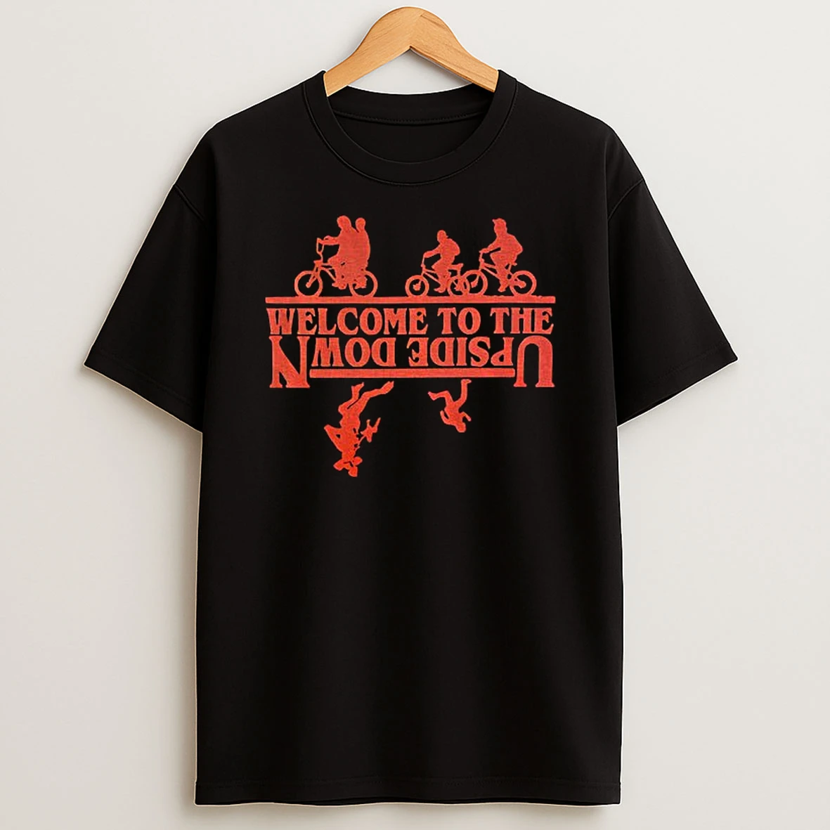 Stranger Things Inspired Welcome To The Mode Upside T Shirt