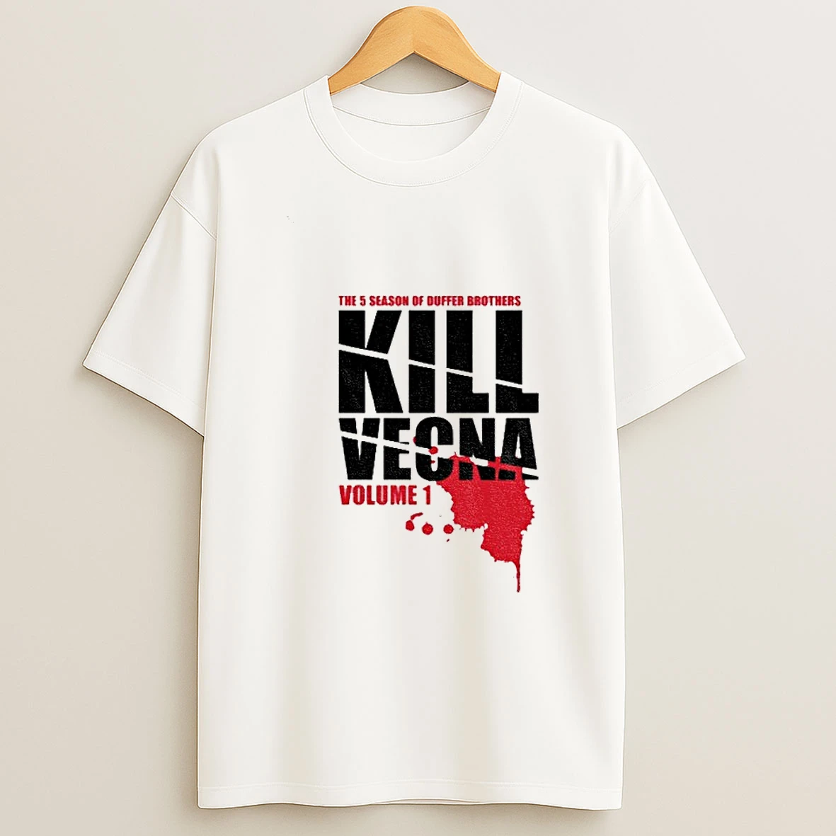 Stranger Things Kill Vecna Volume 1 Kill Bill Tribute T Shirt