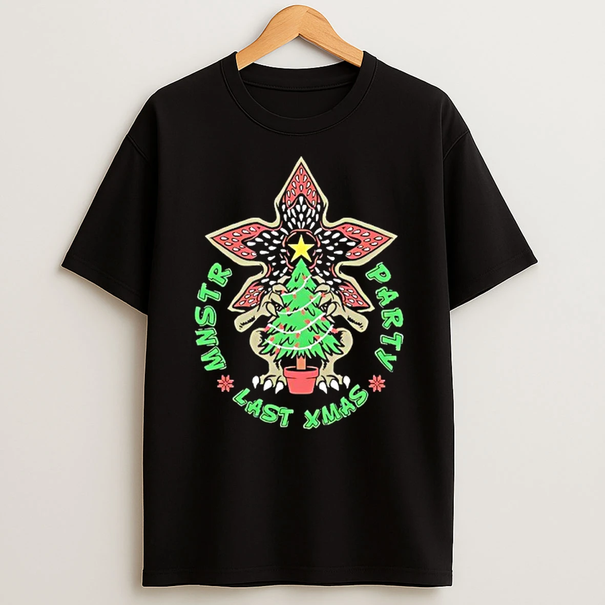 Stranger Things Monster Party Last Xmas T Shirt