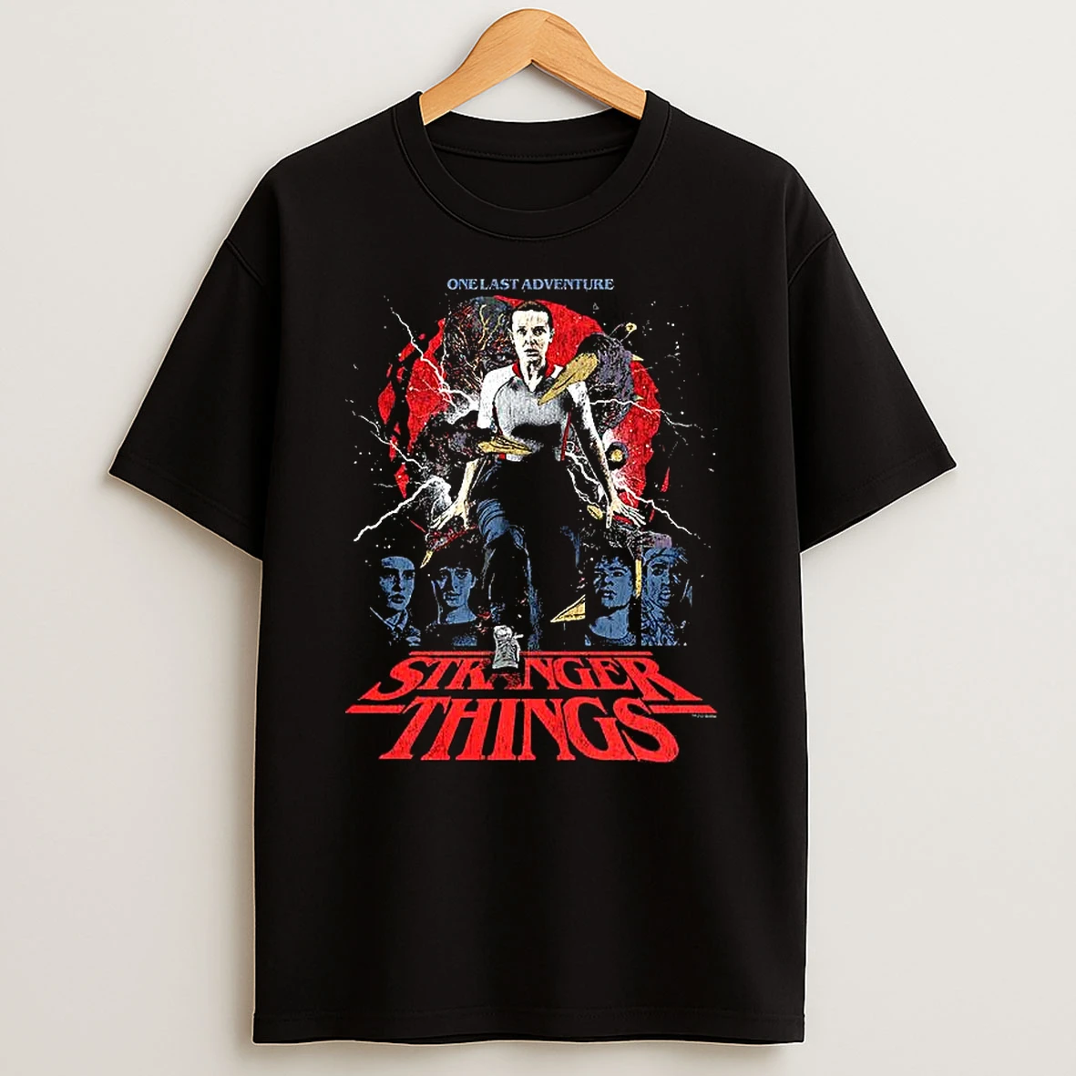 Stranger Things Season 5 One Last Adventure Rucking Fotten Upside Down Comic T Shirt