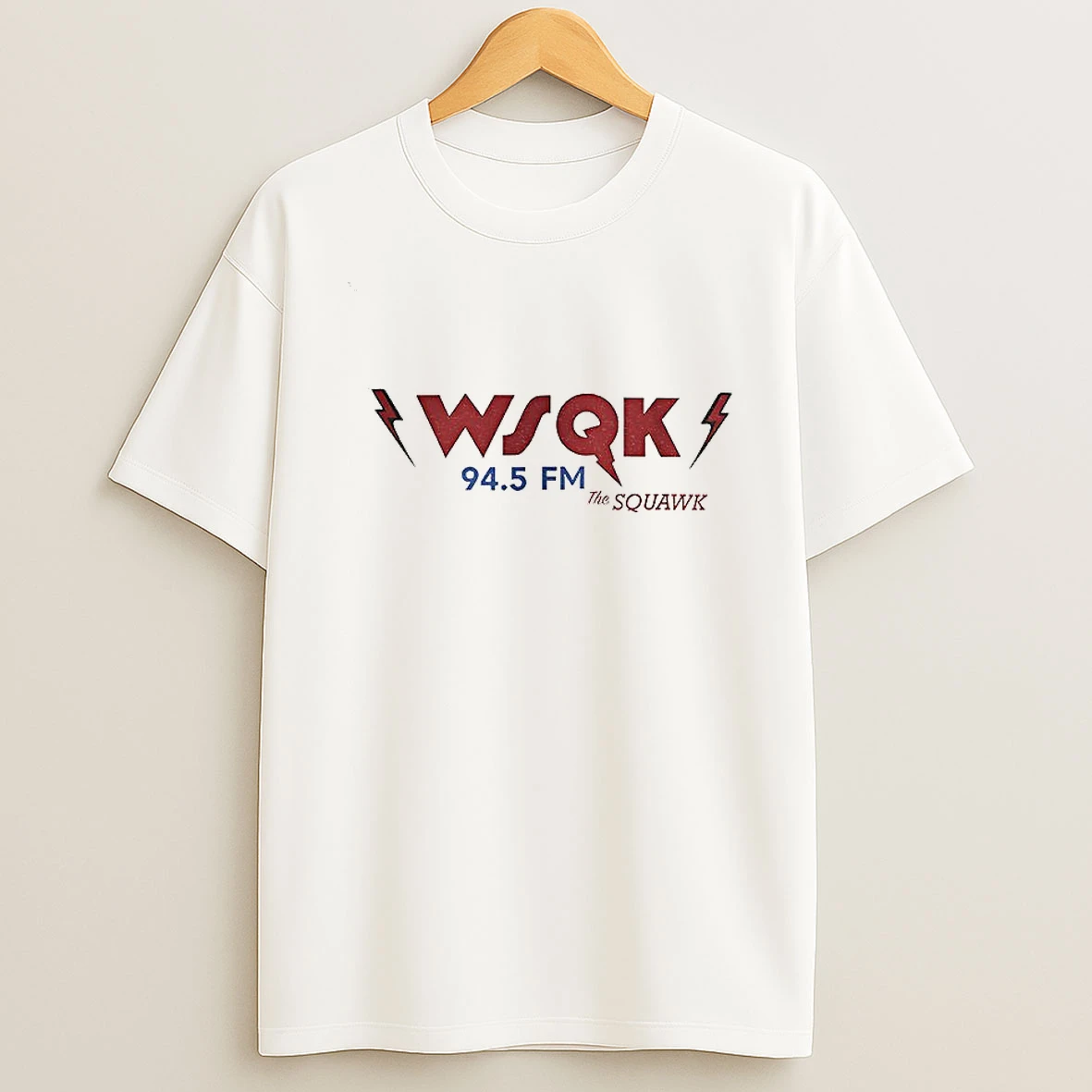 Stranger Things Wsqk 94 5 Fm The Squawk T Shirt
