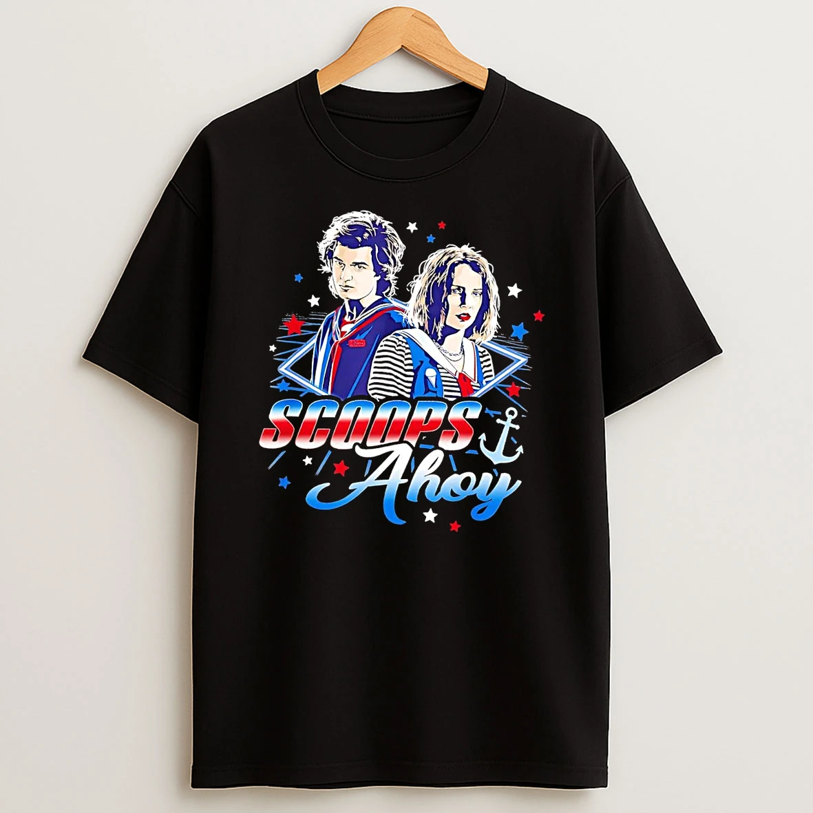 Stranger Things Scoops Ahoy T Shirt