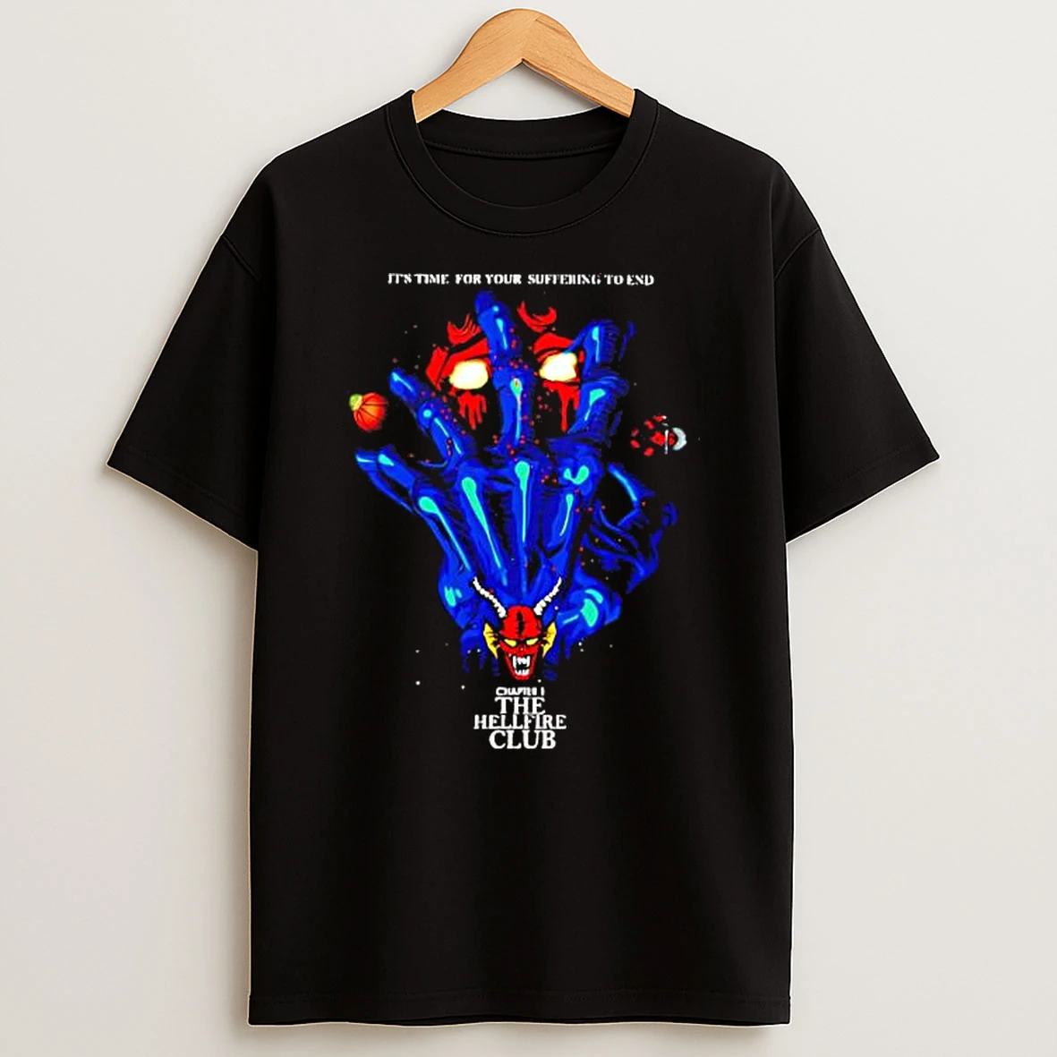 Stranger Things X Butcher Billy The Hellfire Club T Shirt