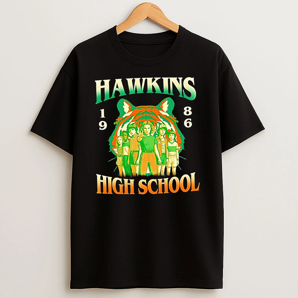 Stranger Things X Hawkins High School 1986 T Shirt