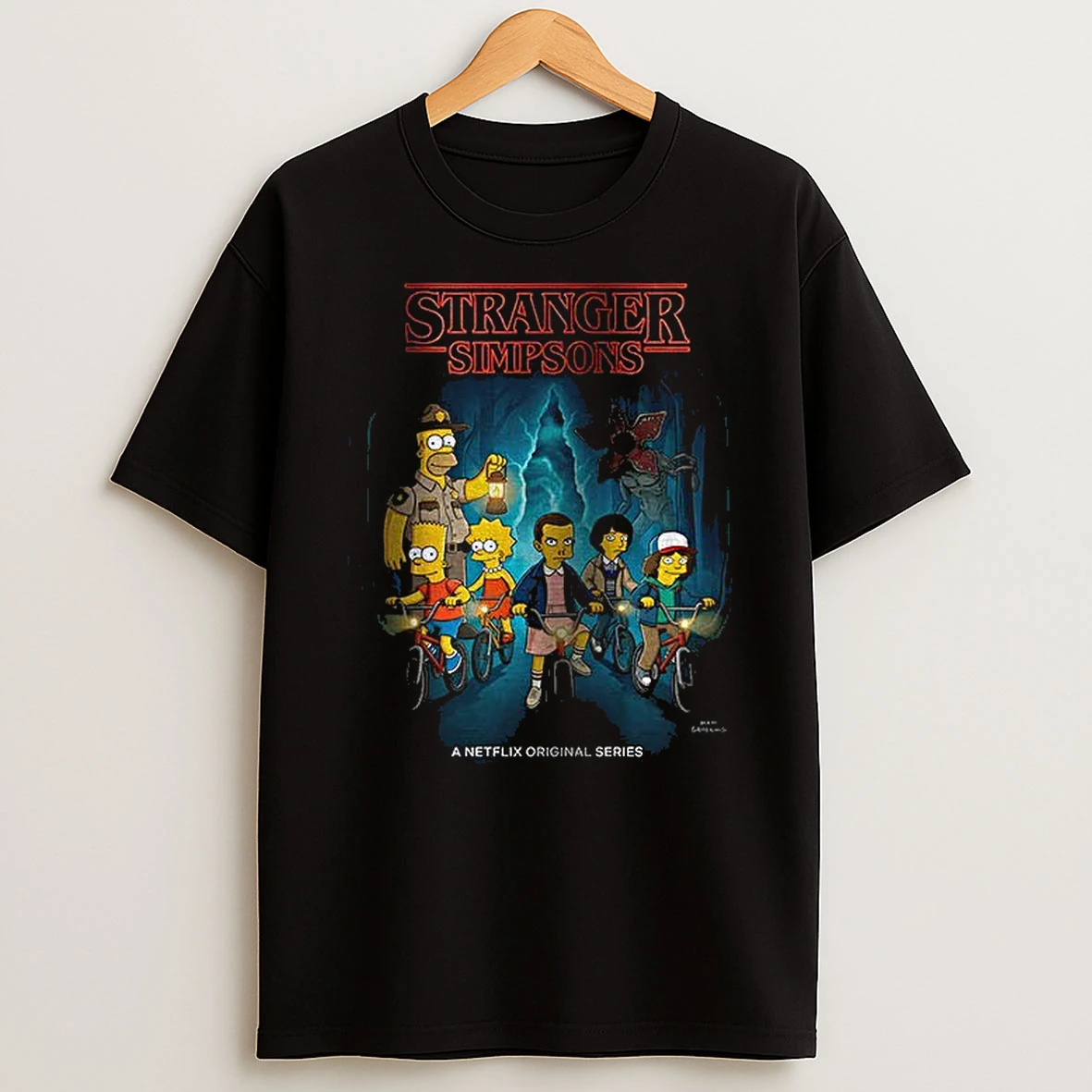 Stranger Cartoon Character Stranger Things A Netflix Series T Shirt