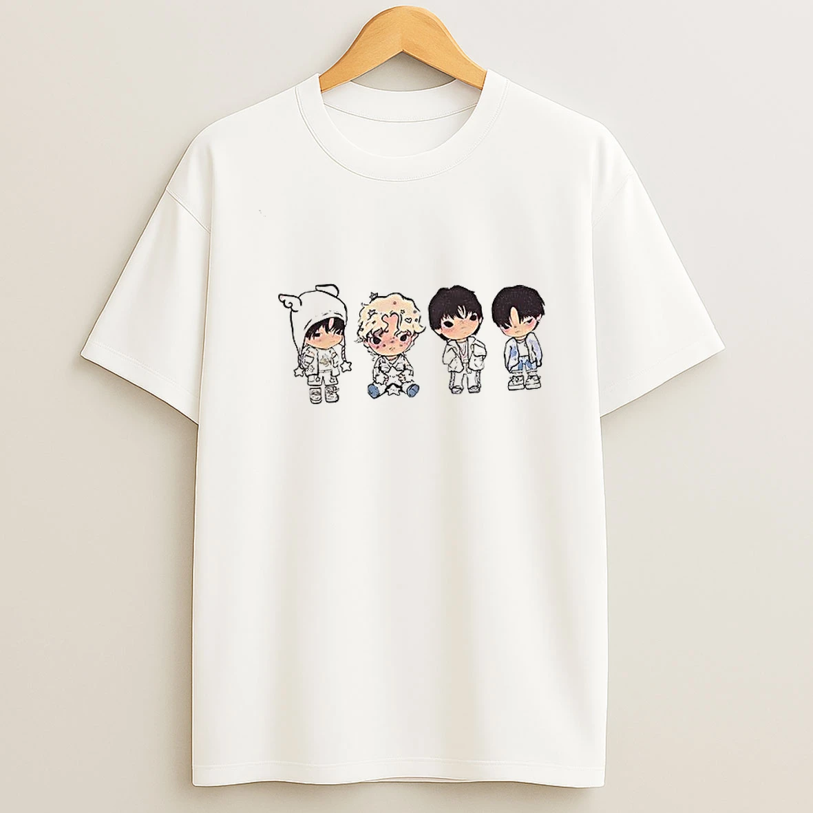 Stray Kids Band Chibi Meme T Shirt