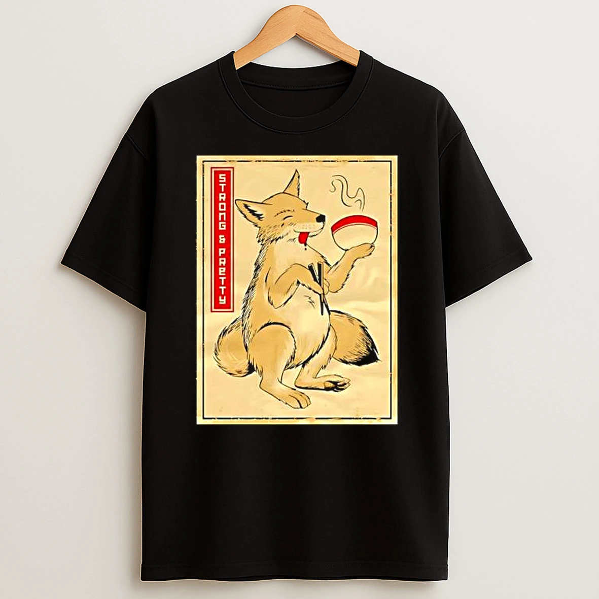 Strong And Pretty Soupy Dog Graphic T Shirt