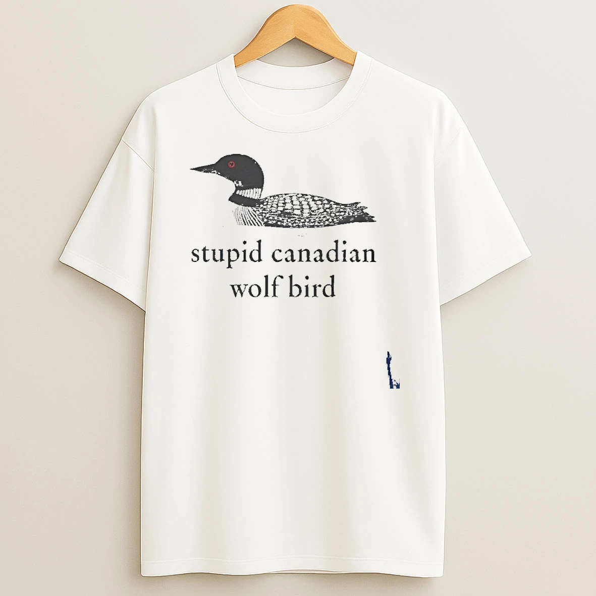 Stupid Canadian Wolf Bird Heated Rivalry T Shirt