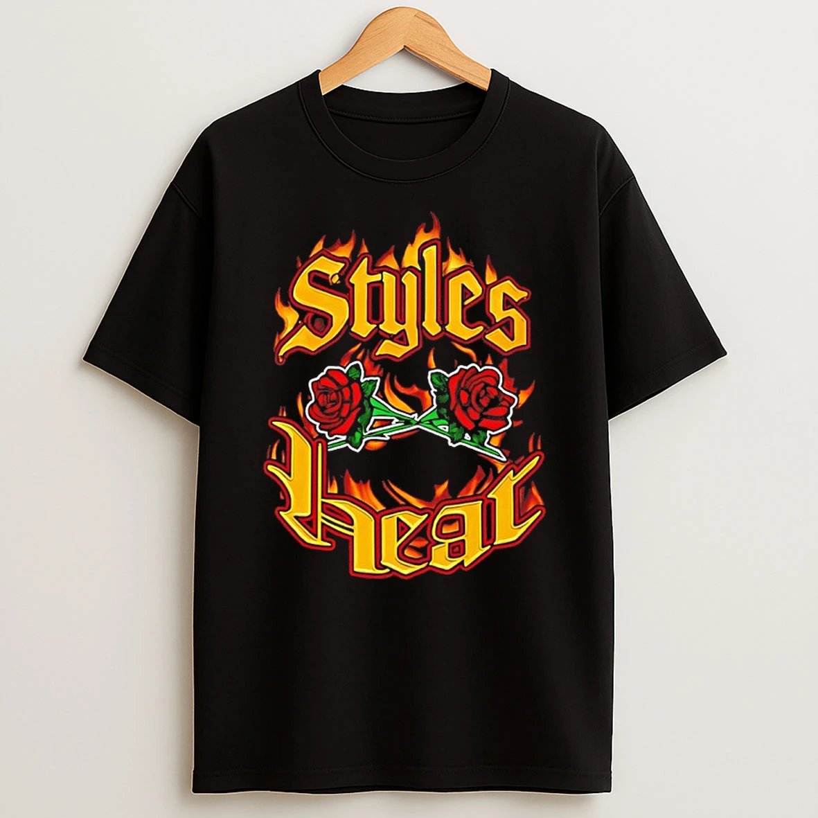 Styles Heat Flame Graphic T Shirt