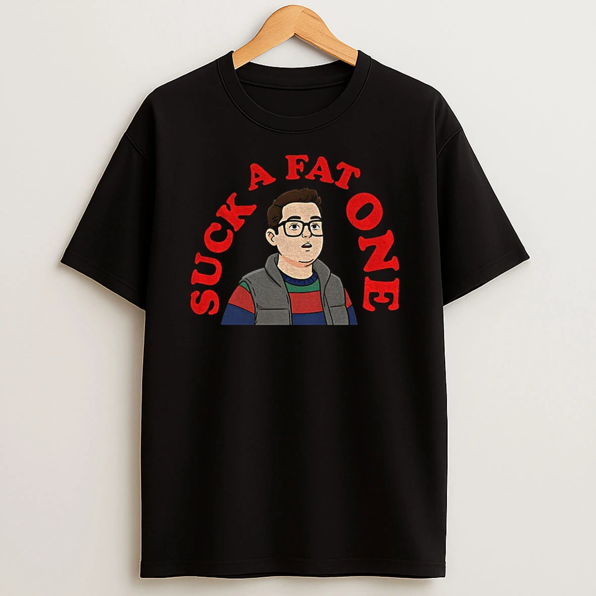 Suck A Fat One Derek Turnbow Derek Delightful Derek Stranger Things 5 T Shirt