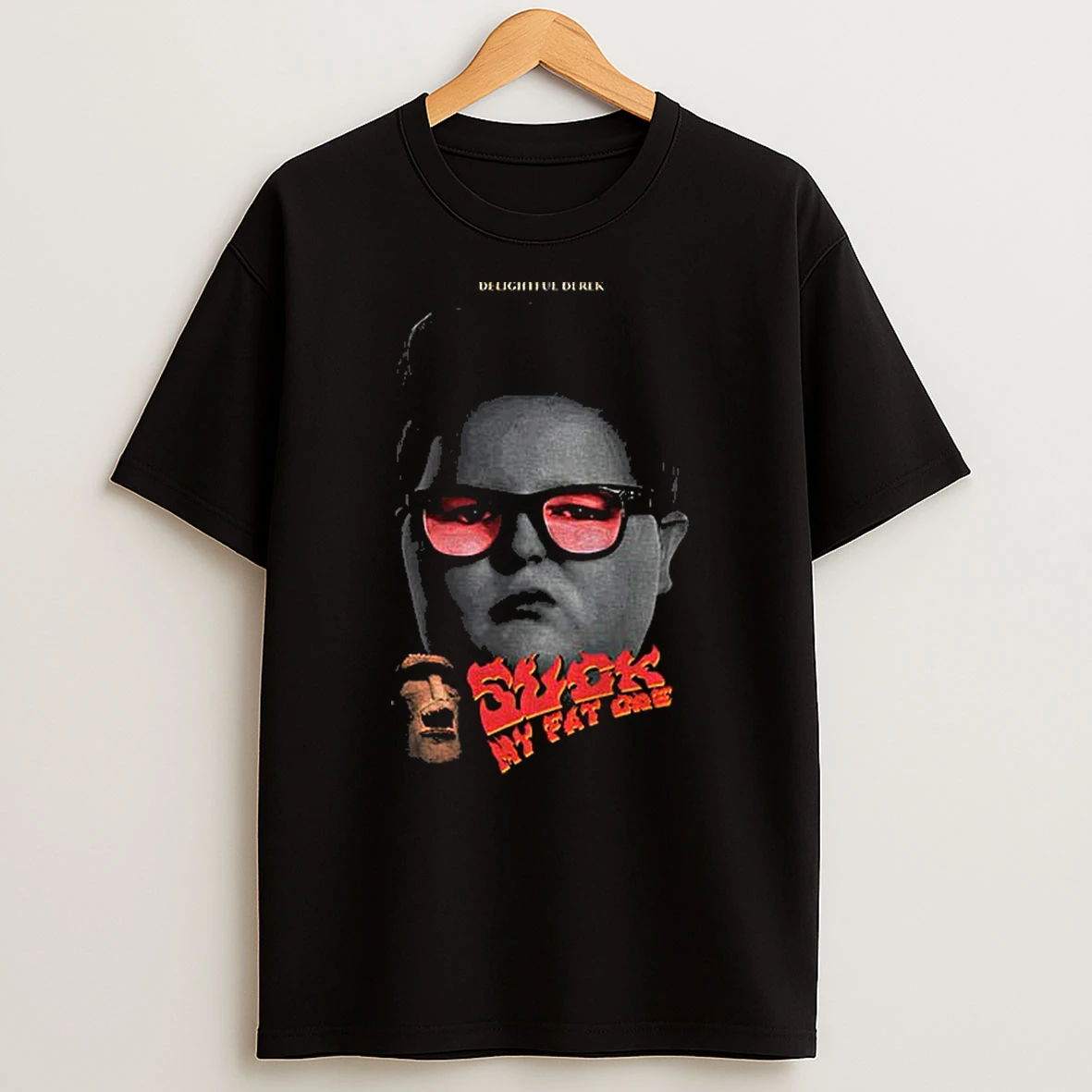 Suck A Fat One Derek Is Sigma Derek Delightful Derek Stranger Things 5 T Shirt