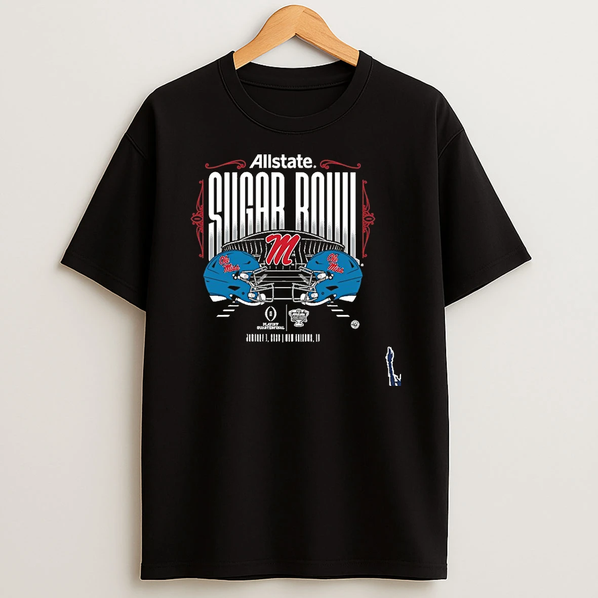Sugar Bowl Ole Miss Rebels Head To Head T Shirt