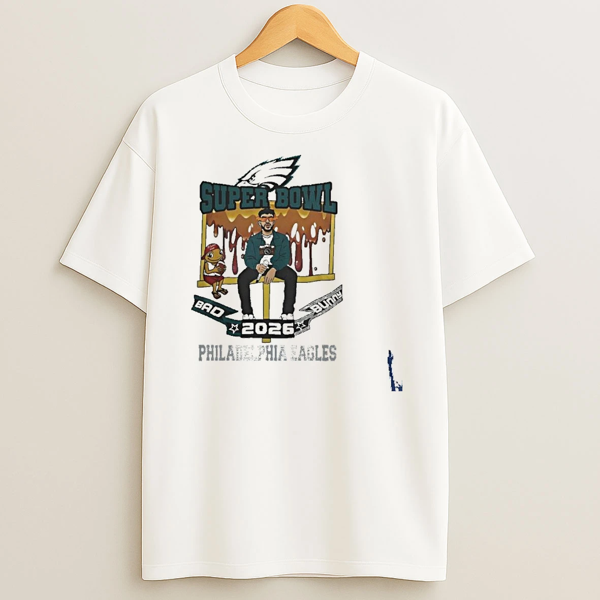 Super Bowl Bad 2026 Bunny Philadelphia Eagles T Shirt