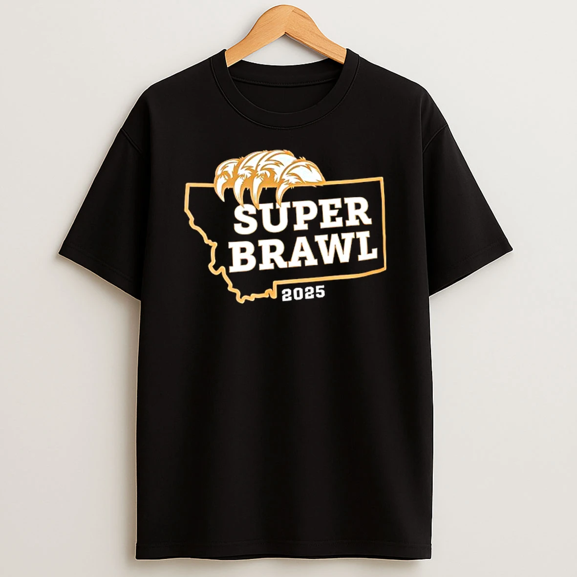 Super Brawl Montana State Bobcats 2025 Claw State T Shirt