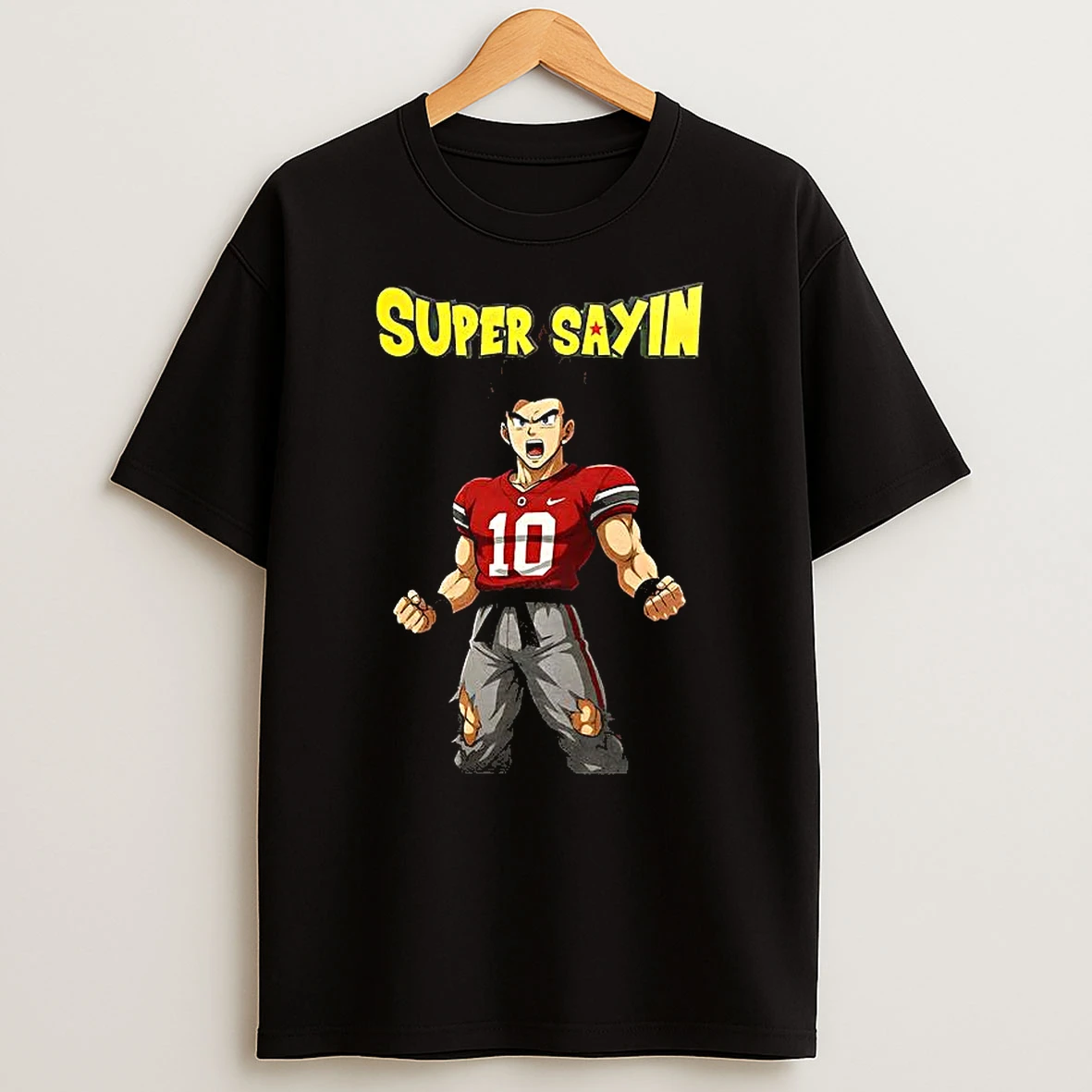 Super Sayin Dragon Ball X Ohio State Buckeyes Football T Shirt