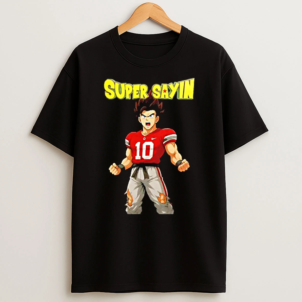 Super Sayin Julian Sayin Ohio State Buckeyes X Super Saiyan Goku T Shirt